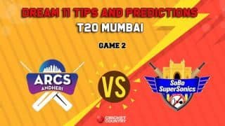 Dream11 Prediction T20 Mumbai: AA vs SS Team Best Players to Pick for Today’s Match between Arcs Andheri and Sobo Supersonics at 7:30 PM